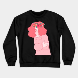 Henry: Pink Flowers Crewneck Sweatshirt